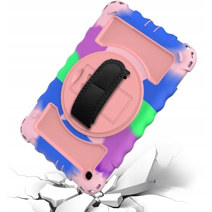 Etui pentru iPad Pro 9.7 2017/2018 si iPad Air 2, suport rotativ 360, protectie tripla, colorat