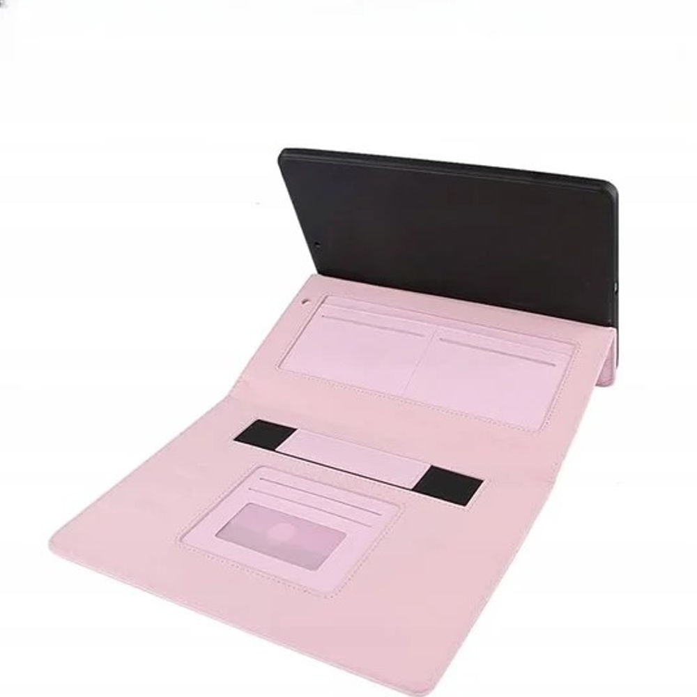 Etui pentru iPad Pro 11"/Air 4, roz, TPU, microfibra, cu loc pentru stylus