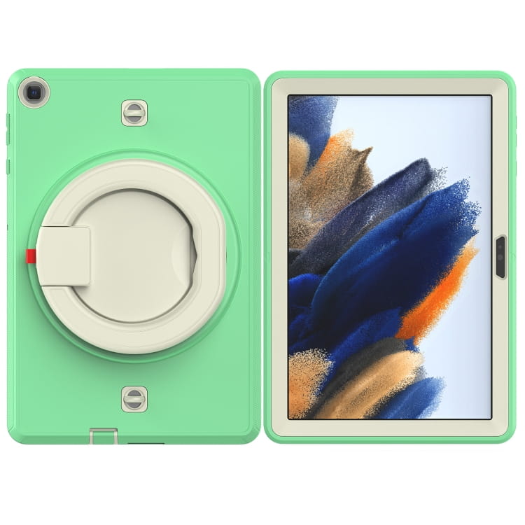 Husa pentru tableta Samsung Galaxy Tab A8 10.5", verde, cu suport reglabil si curea de umar