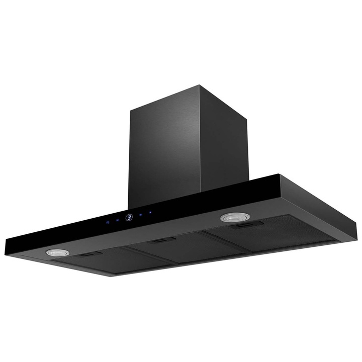 Hota Incorporabila Modul Sensor 1200 (52) LED, 1 motor Turbo, latime 52 cm, absorbtie 1200 m3/ora, filtru anti-grasimi aluminiu 5 straturi, Alb