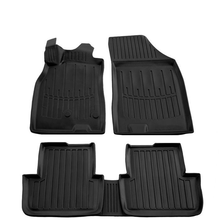 Set Covorase Auto Cauciuc Ced Auto Trade Pentru Renault Megane III Combi 2008-2015,5 piese