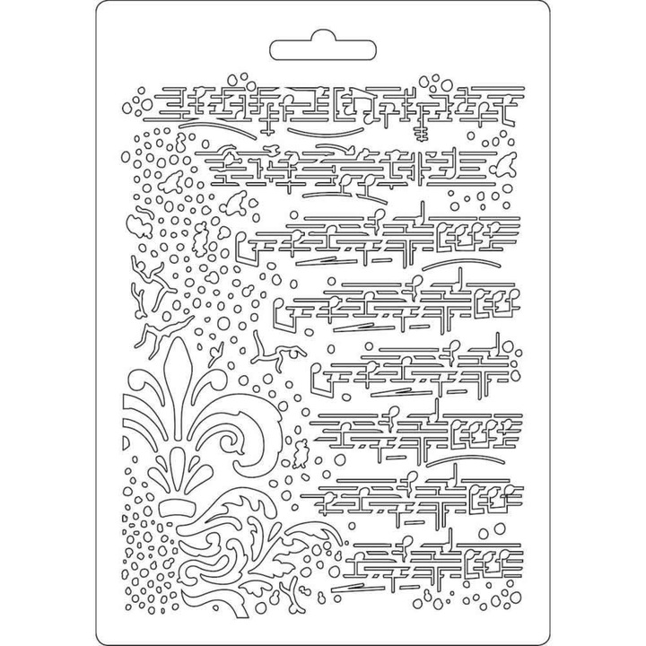 Matrita decorativa pentru modelat, Stamperia, Transparent