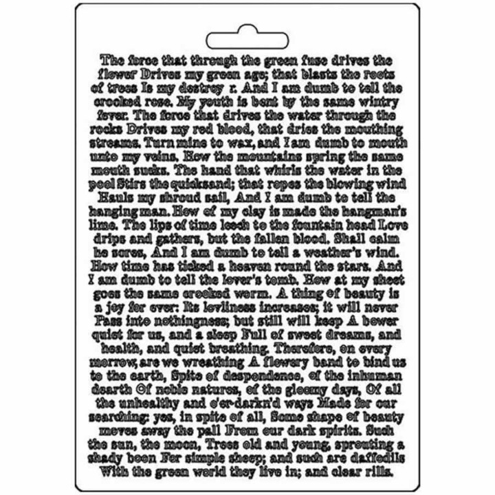 Matrita PVC moale, Stamperia, A5, Daily, K3PTA561