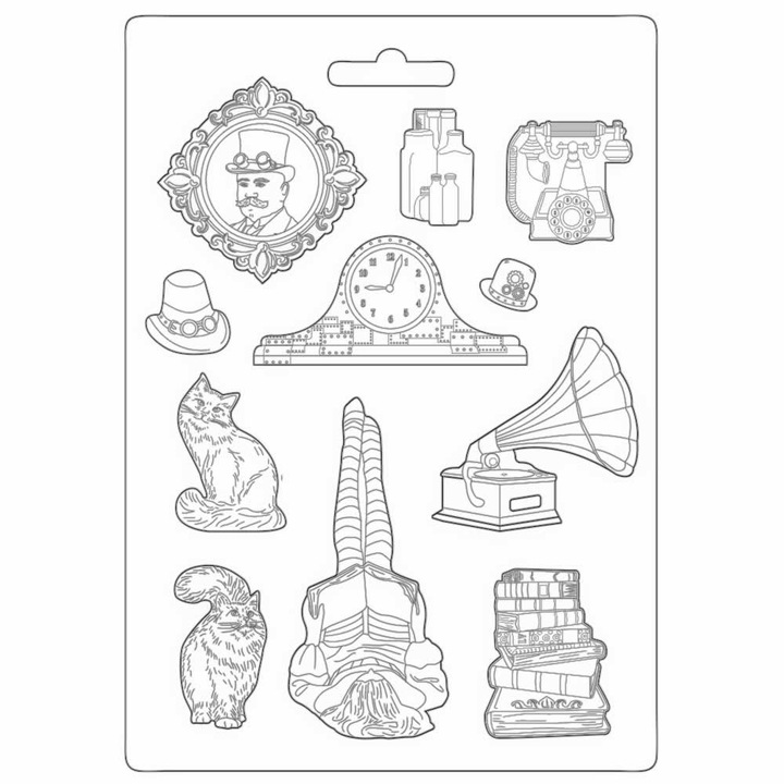 Set de artizanat Matrita PVC moale A4 - Lady Vagabond Lifestyle Cats - K3PTA4520