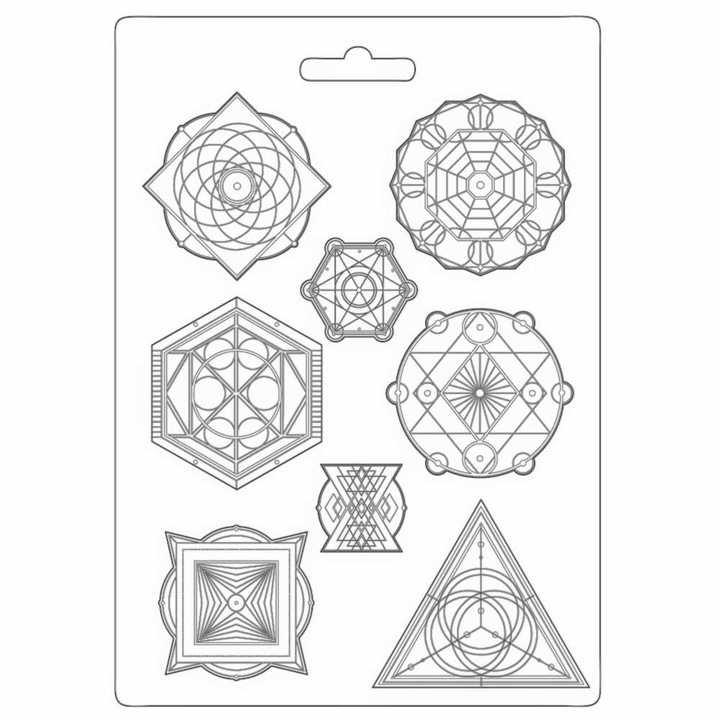 Set de artizanat Matrita PVC moale A4 - Simboluri Alchimie - K3PTA4525