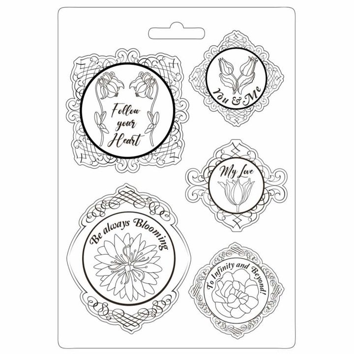 Matrita PVC moale A4 - Rame si citate DayDream - K3PTA4530