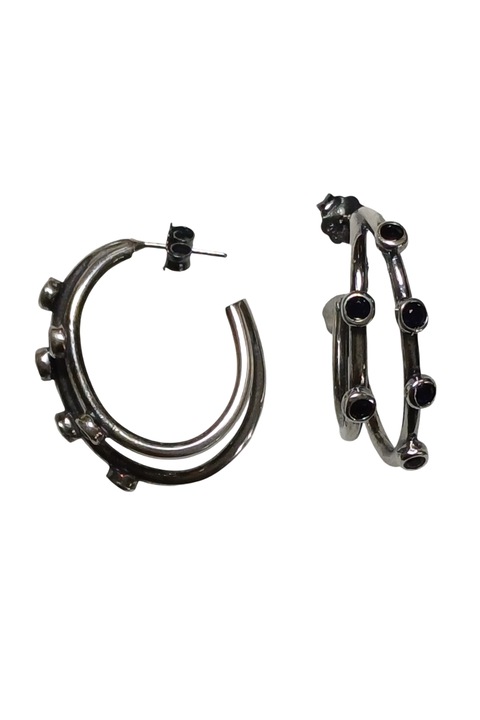 Cercei din argint 925 TSR, cu pietre zirconiu model 1TYS1