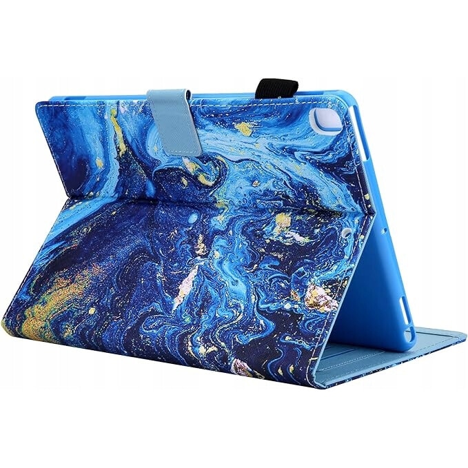 Husa tableta iPad 10.5" 2017, protectie completa, suport 2 pozitii, albastra