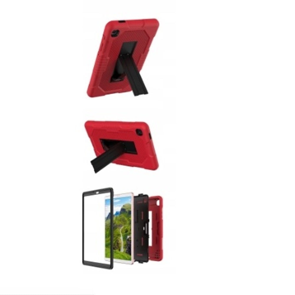 Husa pentru tableta cu suport, pentru Huawei Matepad T8, rosu, 8 inch