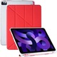 Husa pentru iPad 9.7" 2017/2018, rosu, magnetice, rezistent, 5 in 1