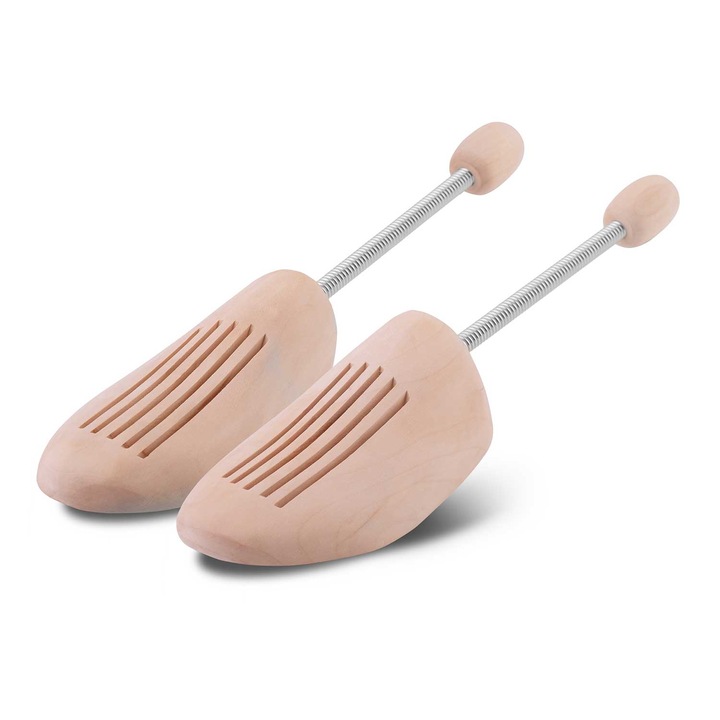 Set 2 sanuri pantofi din lemn de pin, Massido, 44-45