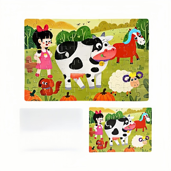 Puzzle pentru copii, 60 piese, 500x340mm