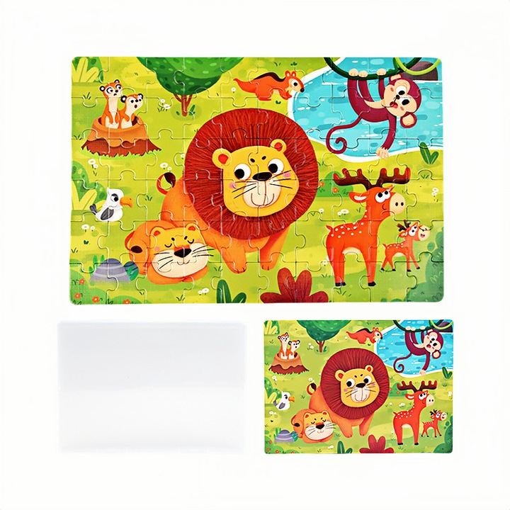 Puzzle pentru copii, 60 piese, 500x340mm