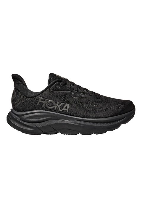 Hoka, Pantofi Clifton 10 cu logo pentru alergare, Negru, 8.5
