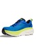 Hoka, Pantofi Bondi 8 cu logo pentru alergare, Verde lime, Albastru, 10.5