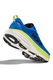 Hoka, Pantofi Bondi 8 cu logo pentru alergare, Verde lime, Albastru, 10.5