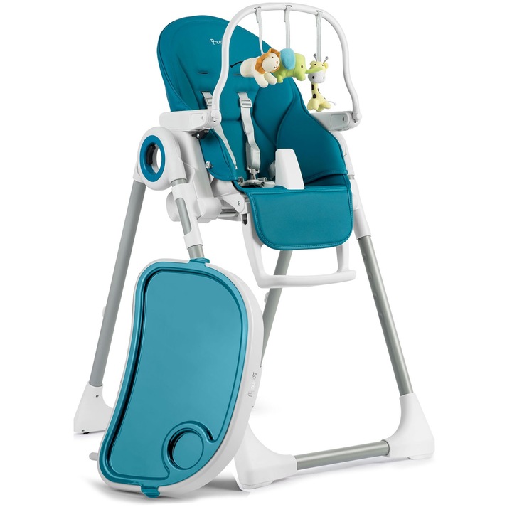 Бебешки стол Nukido Belo, многоцветен, регулируем на височина, 6-36 месеца