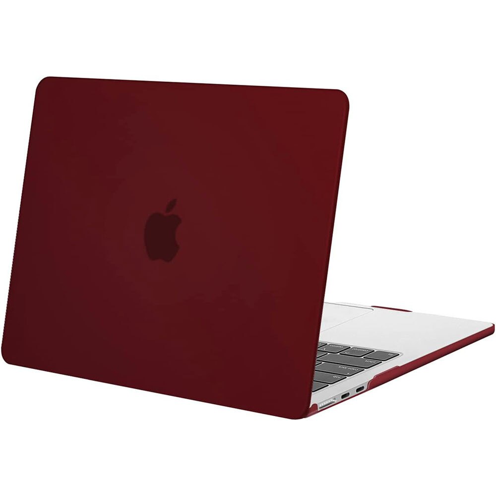 Husa laptop, Generic, Pentru MacBook Air 13.6-inch, PVC, Burgundiu