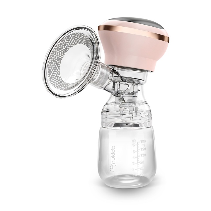 Nukido NK-960 elektromos mellszívó, 3 fázis, 9 fokozat, 180 ml, BPA mentes, USB-C töltés