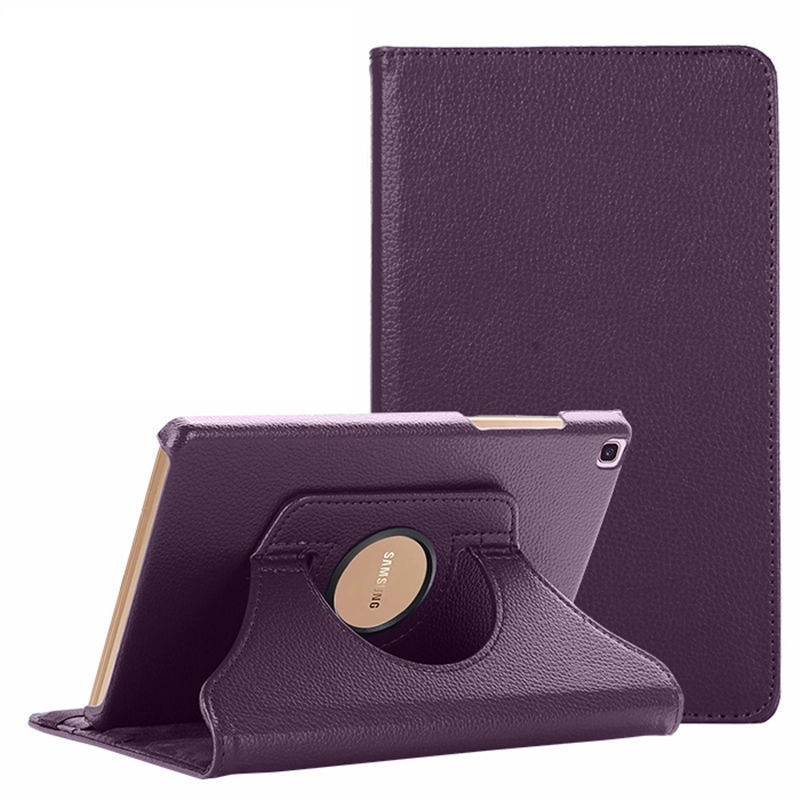 Carcasa pentru tableta, suport pivotant, 360°, protectie completa, pentru Samsung Galaxy Tab A9 8.7 inch- violet