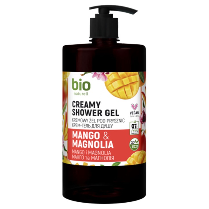 Pachet 2 X Gel de dus Bio Naturell Coconut Mango si Magnolia cu pompita 946ml