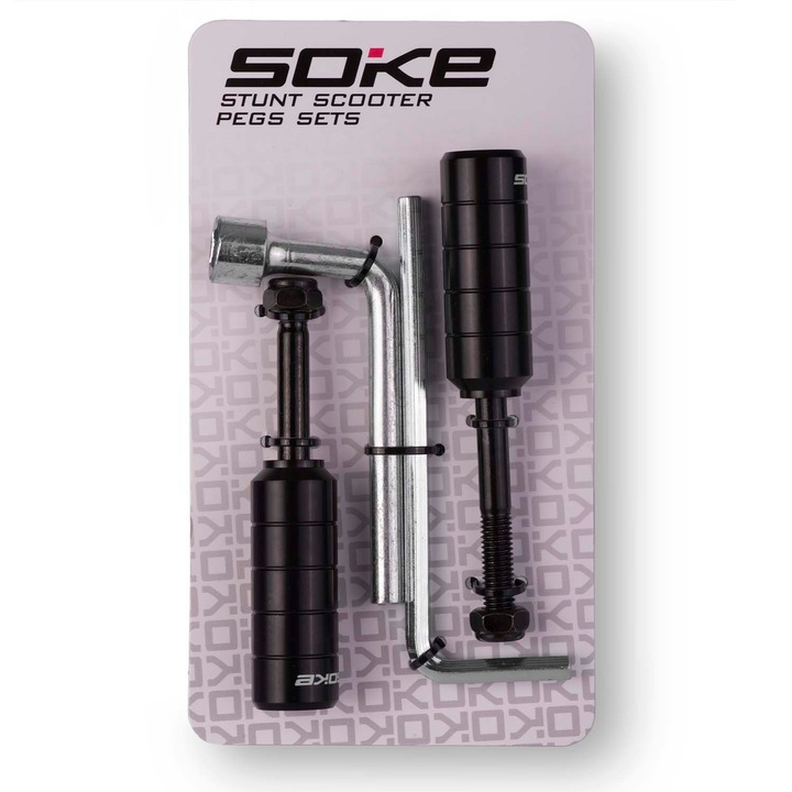 Szögkészlet Soke robogókhoz, 20mm x 60mm, 2 db, fekete