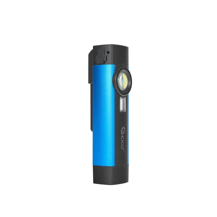 Lanterna multifunctionala cu magnet, UV LED COB, 5 W, 2000 mAh, 300 lm, IP54, Geko G15125