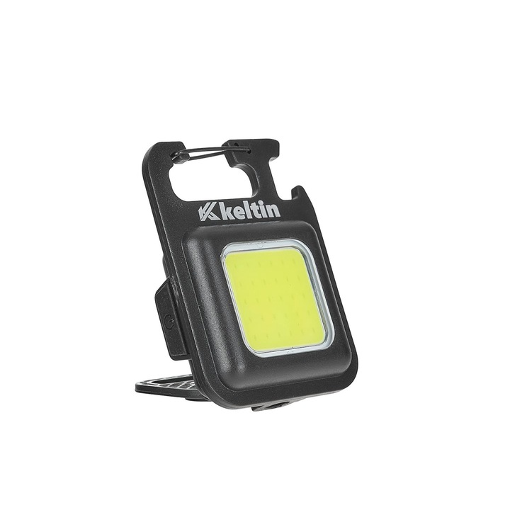 Мини джобно фенерче с COB LED магнит, 6 W, 500 mAh, 300 lm, IPX4, Keltin K02004