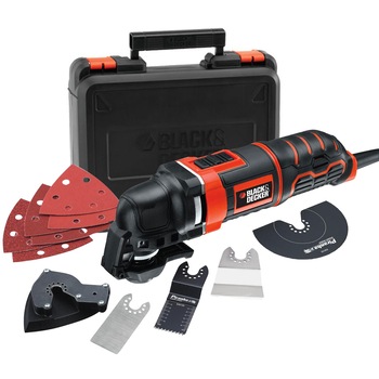 Unealta multifunctionala Oscilanta MT300KA, Black & Decker, 300W, 6 accesorii, cutie depozitare Unealta multifunctionala Oscilanta MT300KA, Black & Decker, 300W, 6 accesorii, cutie depozitare