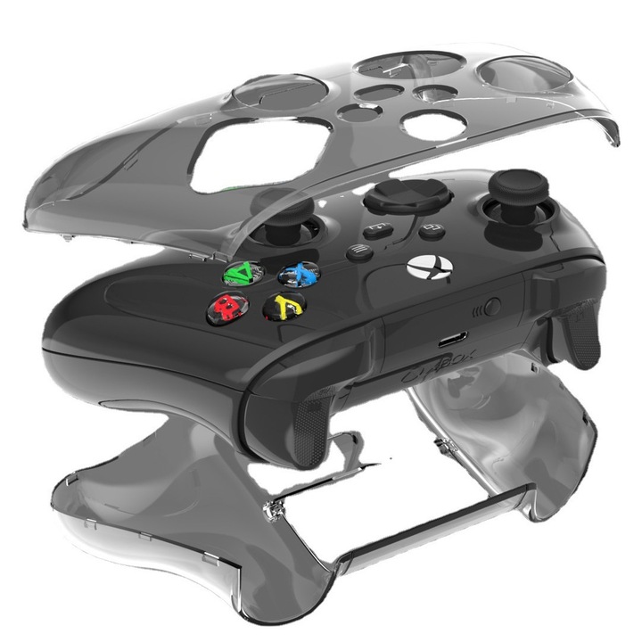 Xbox Series X Grip Case, 2 piese, protectie la cadere, 11x5.2x19cm