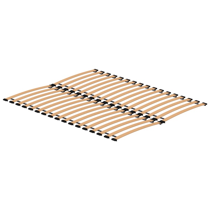 Somiera, LENDO, 34 lamele lemn, 160x200cm, dubla