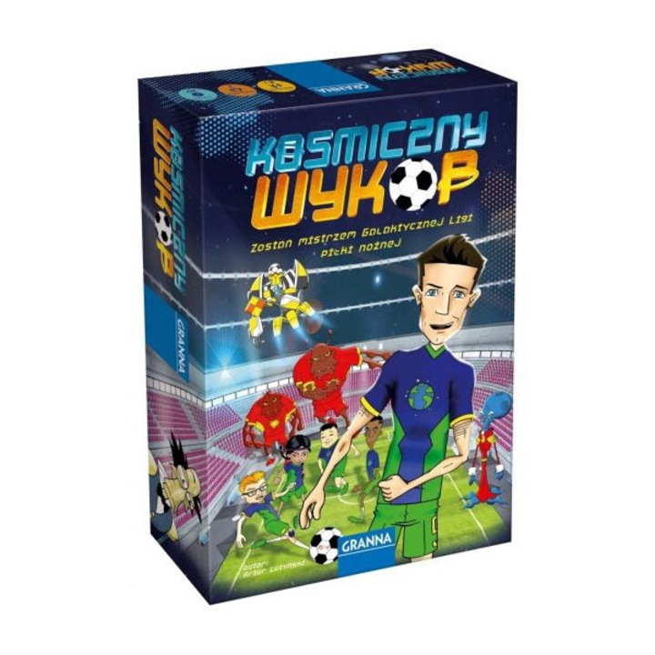 Társasjáték "Kosmiczny Wykop", futball, 2 játékos, színek: kék és piros, 2020