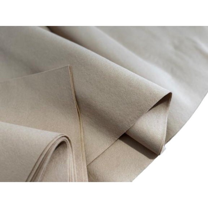 Fetru/pasla din lana, moale 1mm, 40% lana-60% viscoza, 50*180cm culoarea pielii