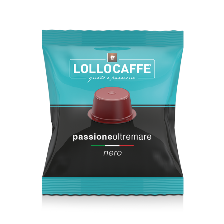 Кафе капсули Lollo Caffè, Lavazza Blue NERO, 100 броя