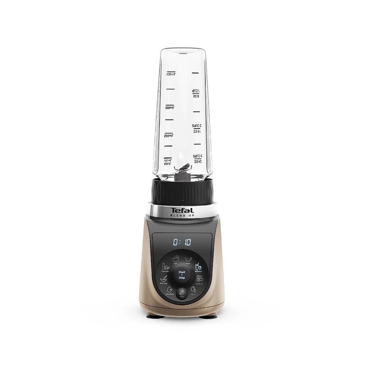 Блендер Tefal, BL190AF0, 1200 W, Термокана, 2l, Бутон за контрол на скоростта, 6 подвижни ножа, 3 програми, Сребрист
