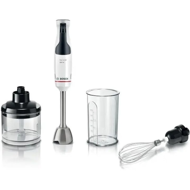 Tocator electric pentru carne si legume, 4 lame din otel inoxidabil de inalta calitate, Capacitate 3L, 1000W, Recipient din Inox, Argintiu