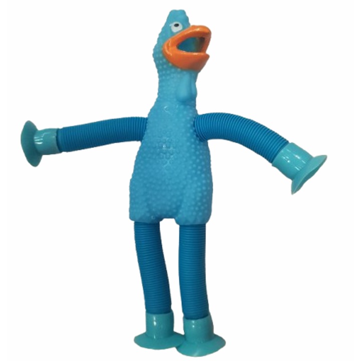 Jucarie interactiva copii, Sunet, Albastru, 17 cm