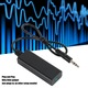 Izolator de zgomot Bizaical, pentru sisteme stereo, negru, 3.5mm