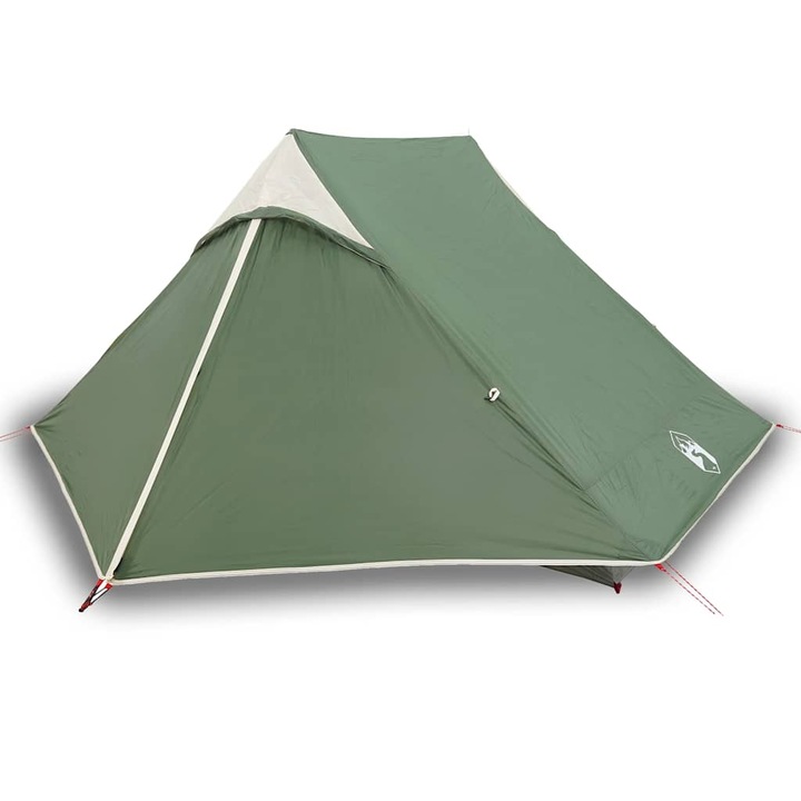 Cort de camping vidaXL, pentru 2 persoane, verde, impermeabil, 3.15 Kg 4009434