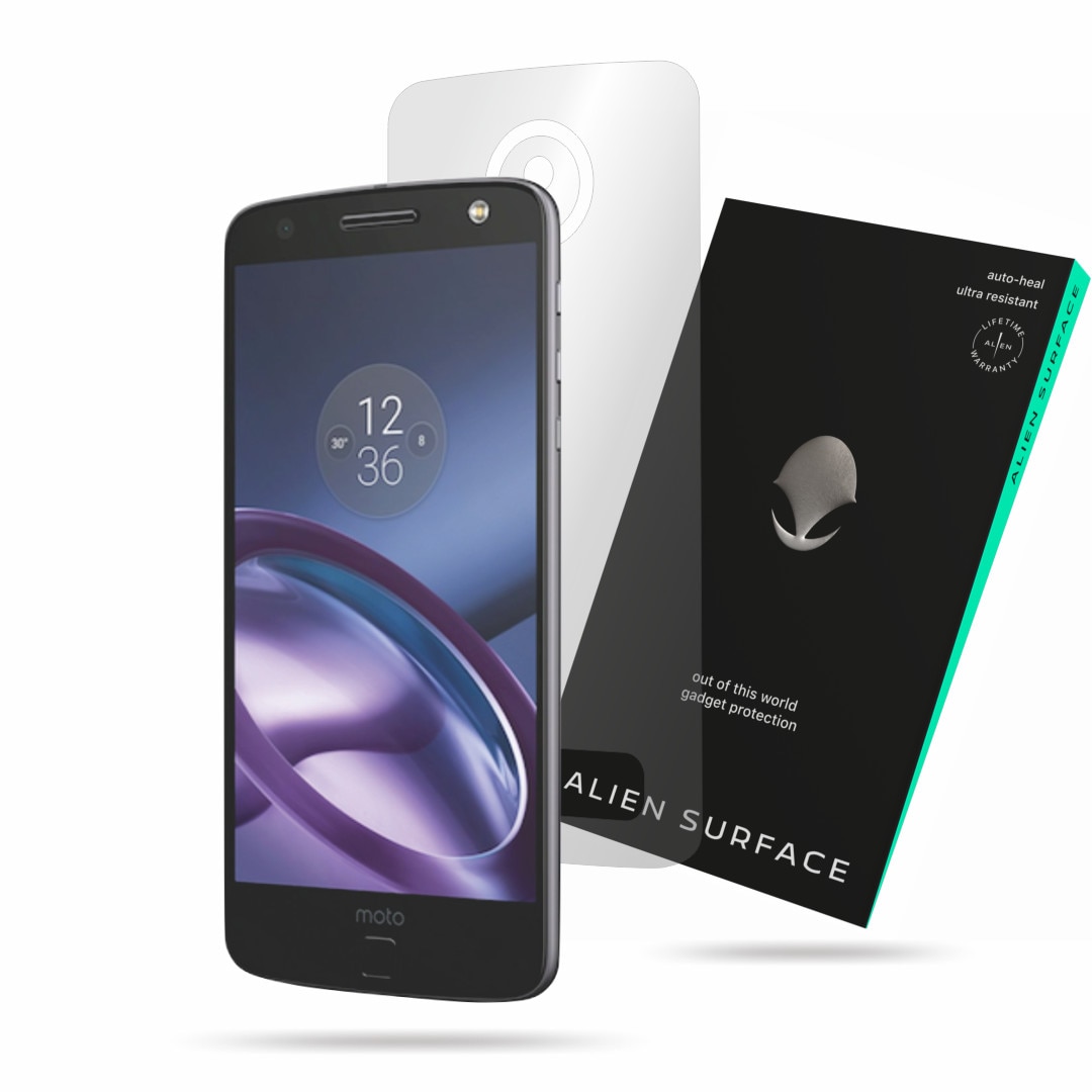Folie Alien Surface, Motorola Moto Z Play, protectie spate
