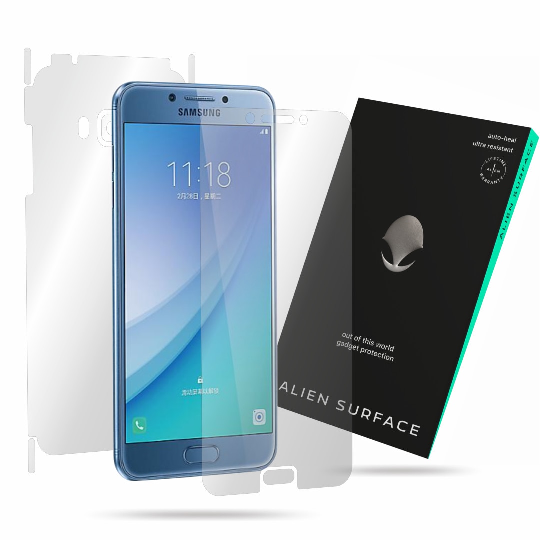 Folie Alien Surface, Samsung Galaxy C5 Pro, protectie ecran, spate, laterale