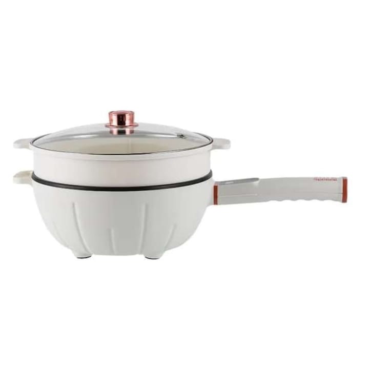 Elektromos serpenyő, tapadásmentes, ideális utazáshoz, tűzhely nélküli főzés, 3 L, 1400 W - PANMAX