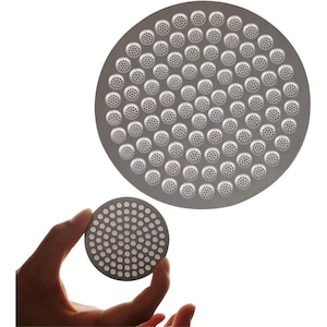 Filtru espressor, Caltucus Core®, Inox, 58mm, Reutilizabil, 1.2mm, Argintiu
