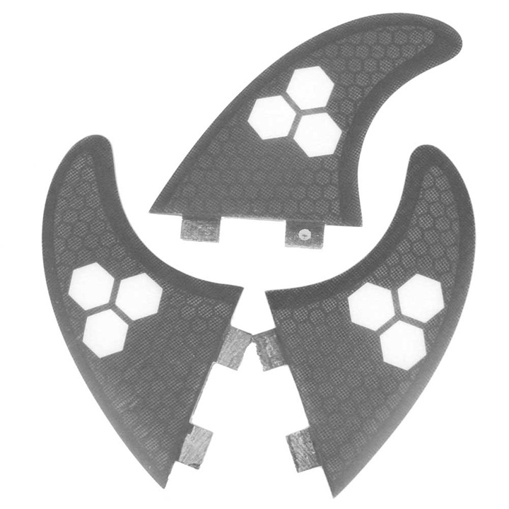 Aripioare integrale de urmarire Skeg din fibra de sticla FCS G3/G5/G7 pentru caiac Canoe Barci cu vasle Gri