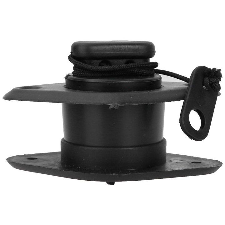 Supapa de scurgere durabila din PVC negru pentru barci gonflabile Accesoriu pentru caiac pentru barca de pescuit Enforose