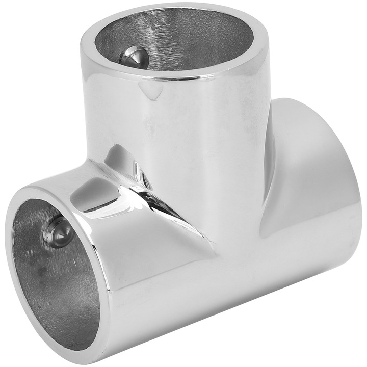 90 fokos T-csatlakozó, 316-os rozsdamentes acél, jachtokhoz