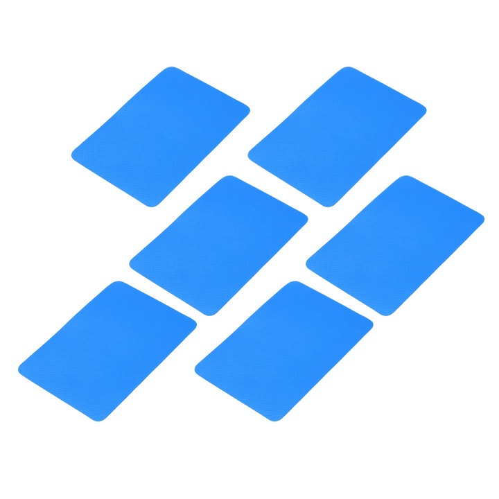 Kit de reparare a barcilor 6 buc. Petice de reparatie rezistente la uzura pentru jucarii de apa cu caiac pentru barci gonflabile