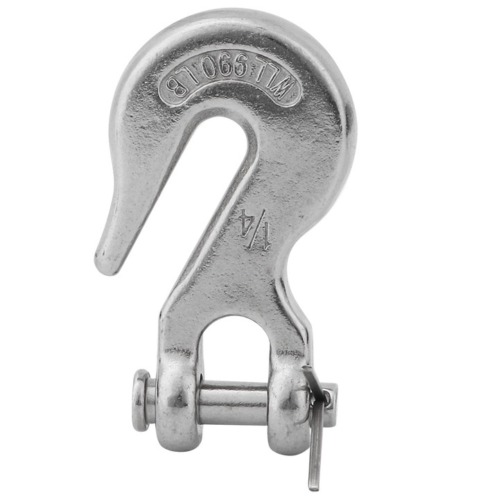 Carlige de ridicare a incarcaturii din inox de rezistenta grea pentru barca cu vasle, caiac 1/4"