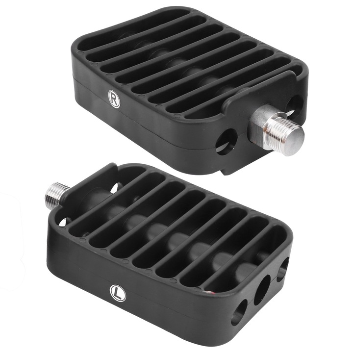 Pedale de plastic pentru canotaj, caiac, pentru picioare, negru