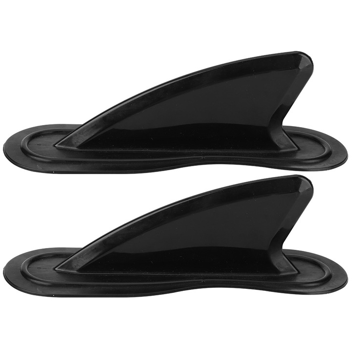 Set 2 bucati din plastic separator de apa paleta de coada pentru placa de surf Aquaplane Kayak negru